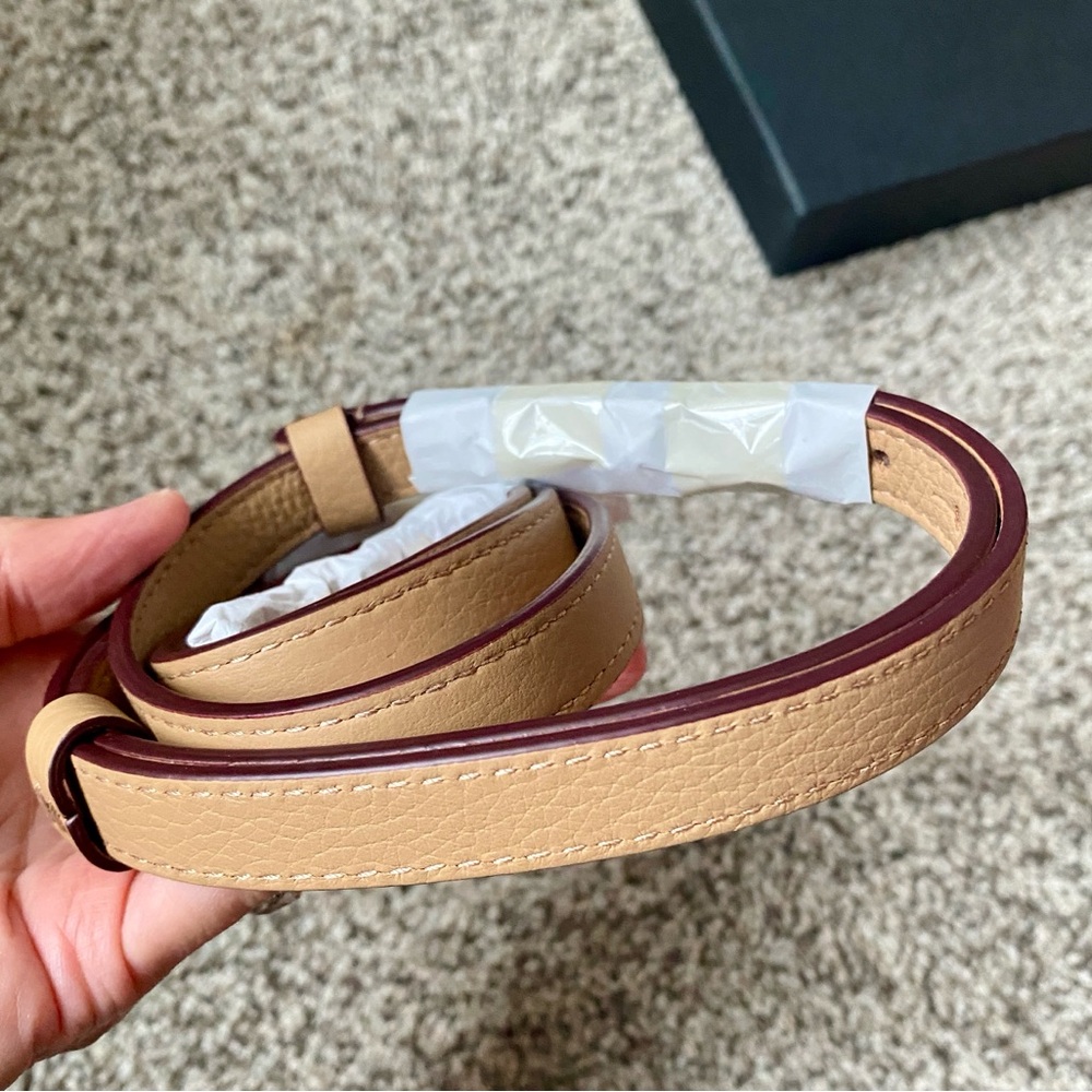 Strathberry Mosaic Nano Crossbody Bag In Caramel - Picture 13 of 16